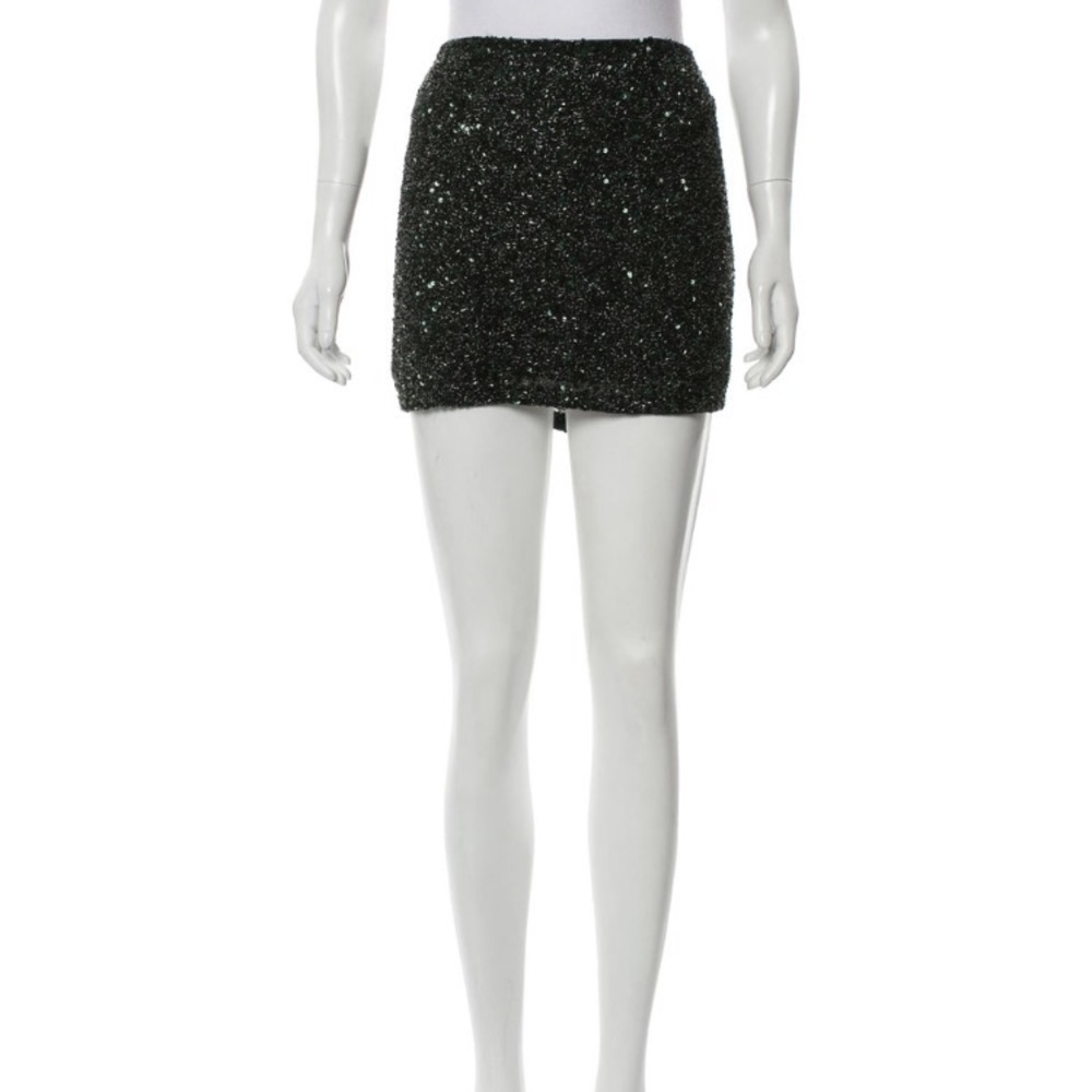 Haute Hippie sequined/beaded skirt